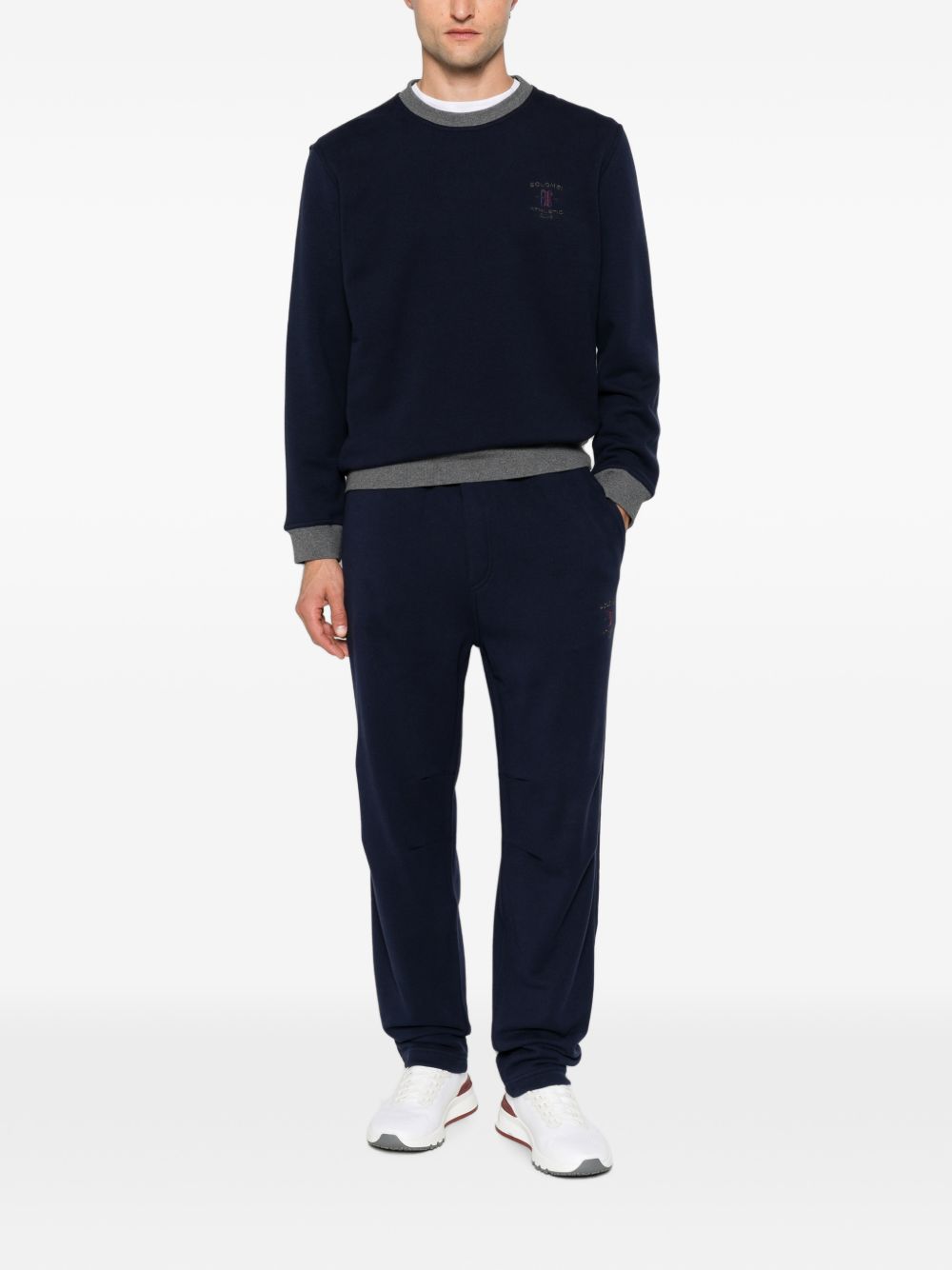 Brunello Cucinelli Men Logo Cotton Sweatshirt BRUNELLO CUCINELLI