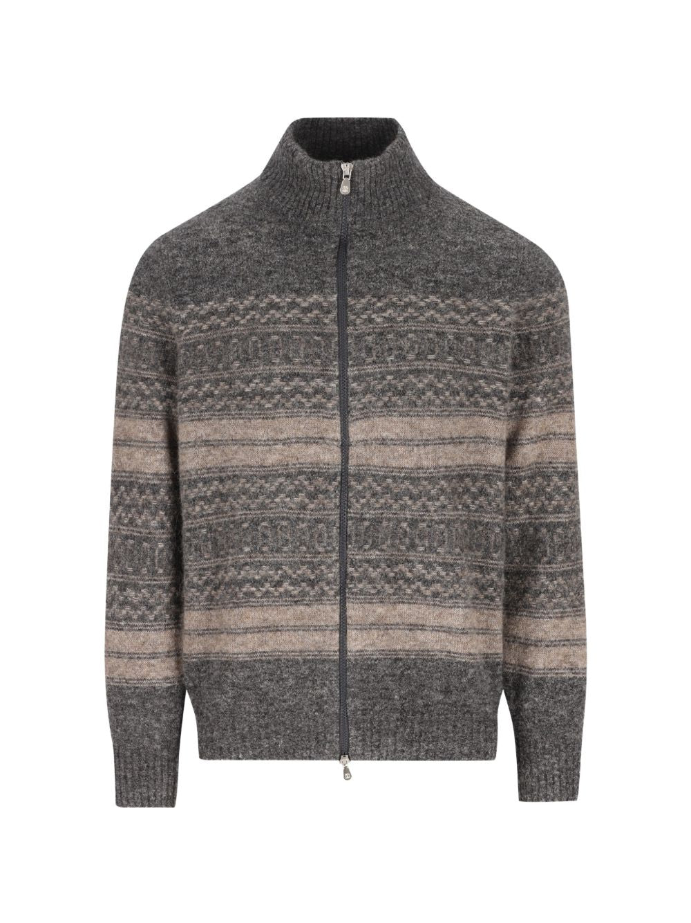 Brunello Cucinelli Men Wool Zipped Cardigan BRUNELLO CUCINELLI