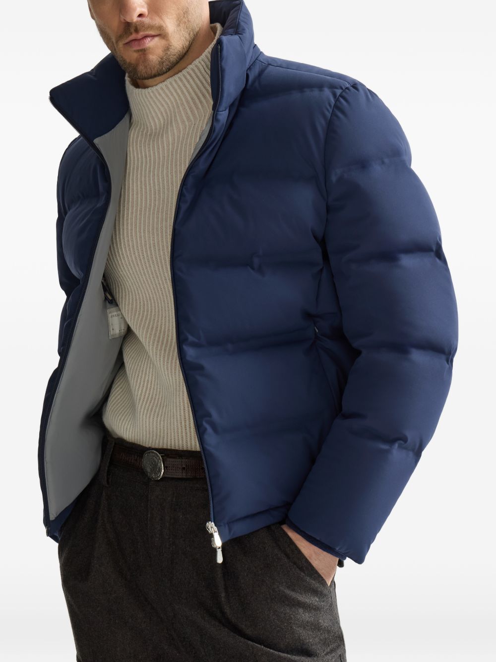Brunello Cucinelli Men Short Hooded Jacket