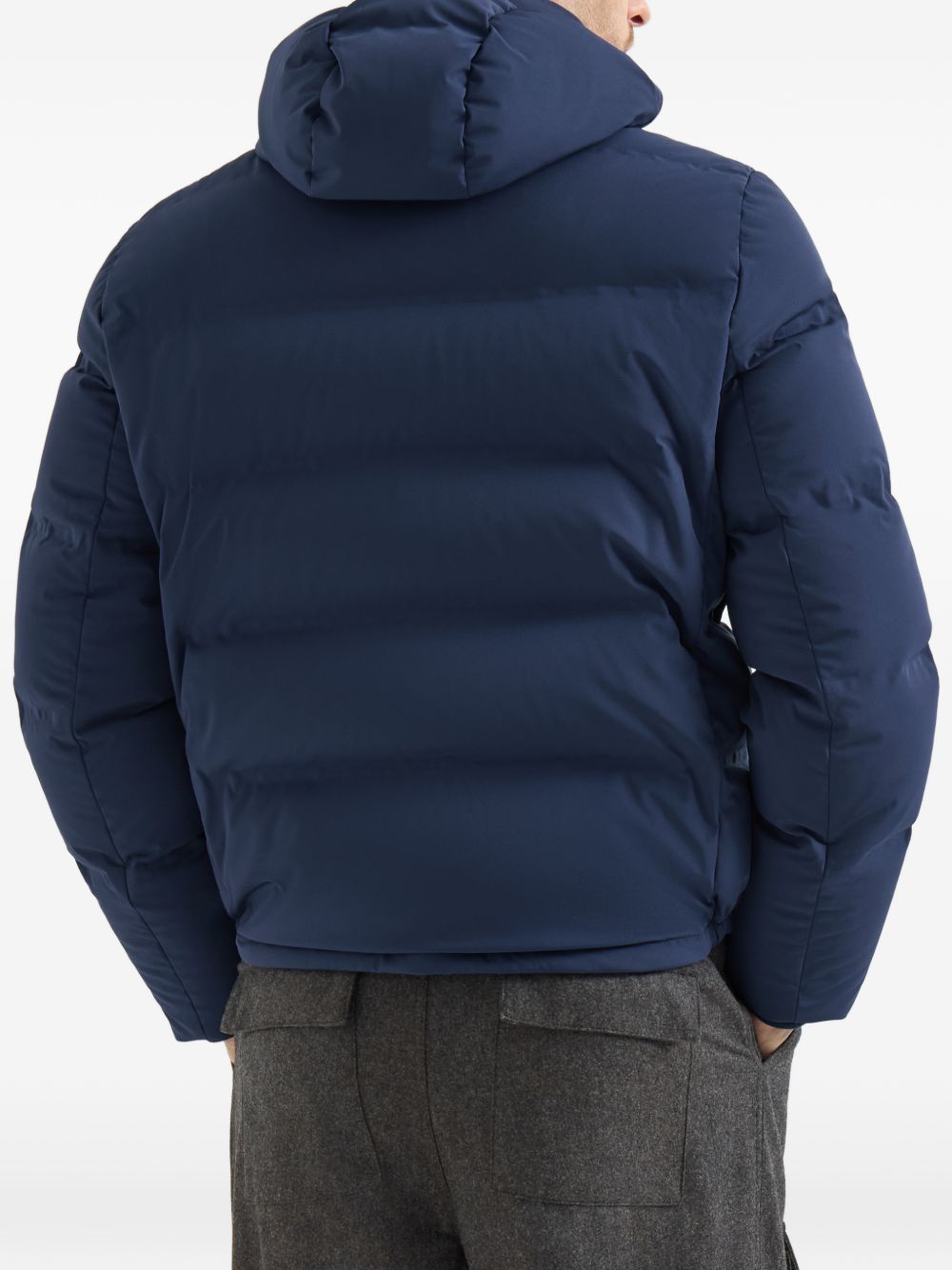 Brunello Cucinelli Men Short Hooded Jacket