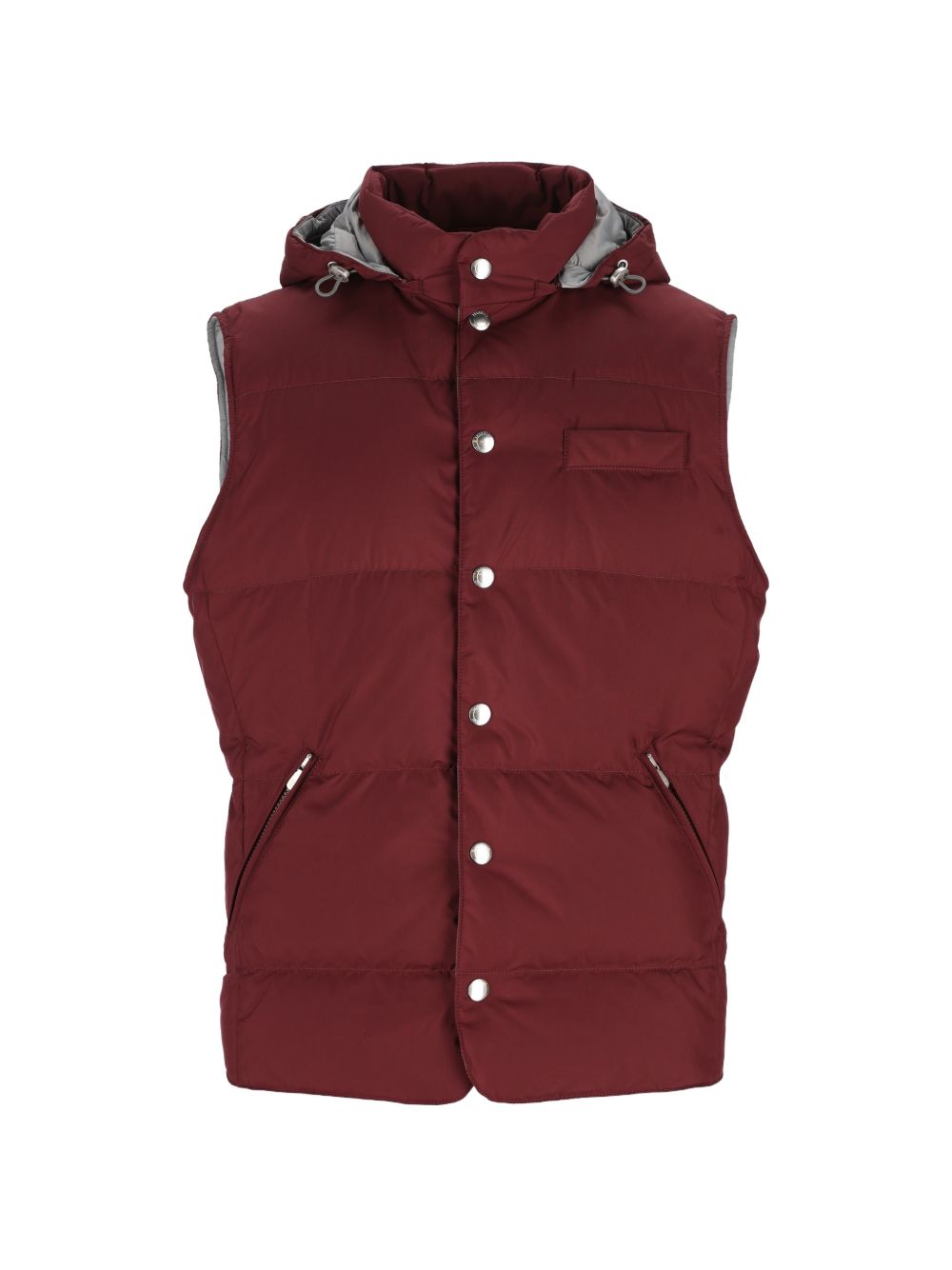 Brunello Cucinelli Men Hooded Down Vest BRUNELLO CUCINELLI