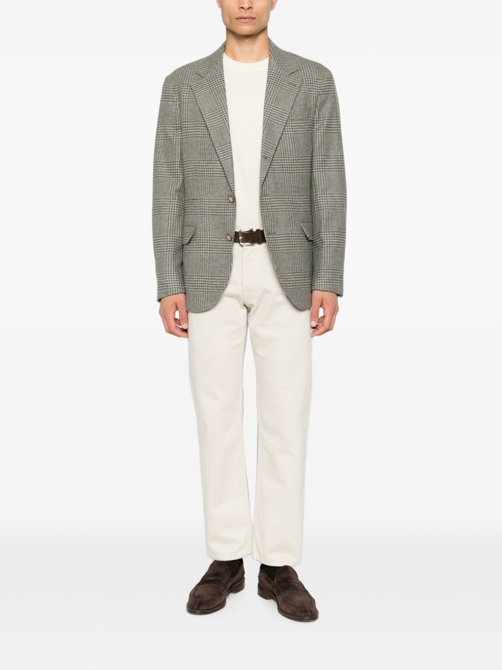 Brunello Cucinelli Men Wool Single-Breasted Jacket BRUNELLO CUCINELLI