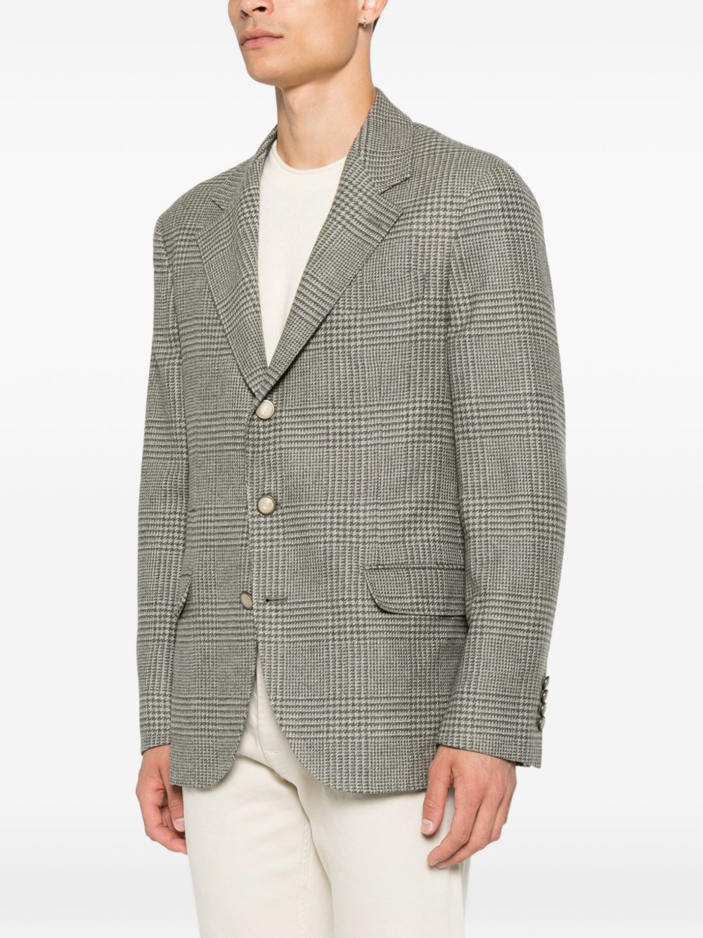 Brunello Cucinelli Men Wool Single-Breasted Jacket BRUNELLO CUCINELLI