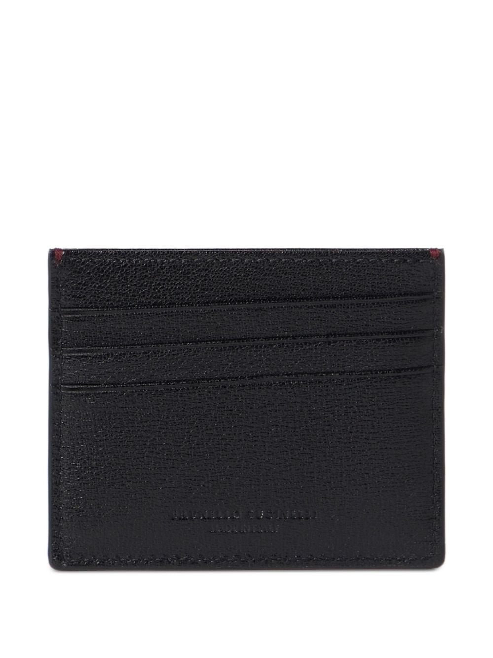 Brunello Cucinelli Men Leather Credit Card Case BRUNELLO CUCINELLI