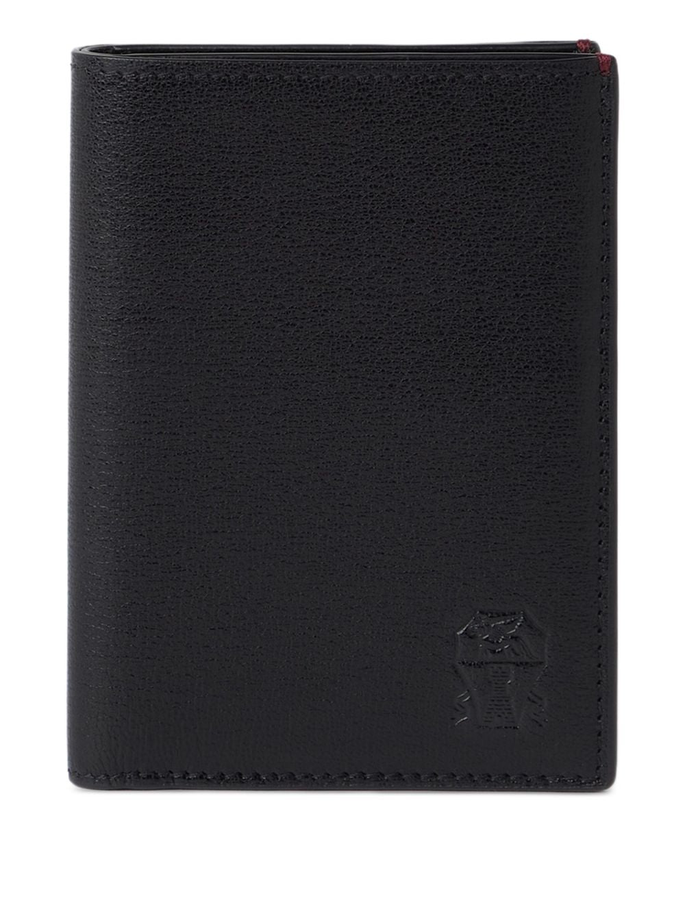 Brunello Cucinelli Men Leather Passport Case BRUNELLO CUCINELLI