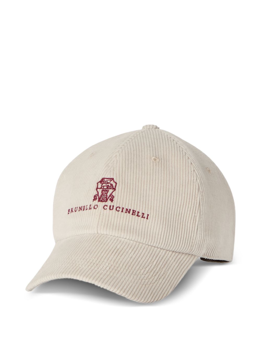 Brunello Cucinelli Men Logo Cotton Baseball Cap BRUNELLO CUCINELLI
