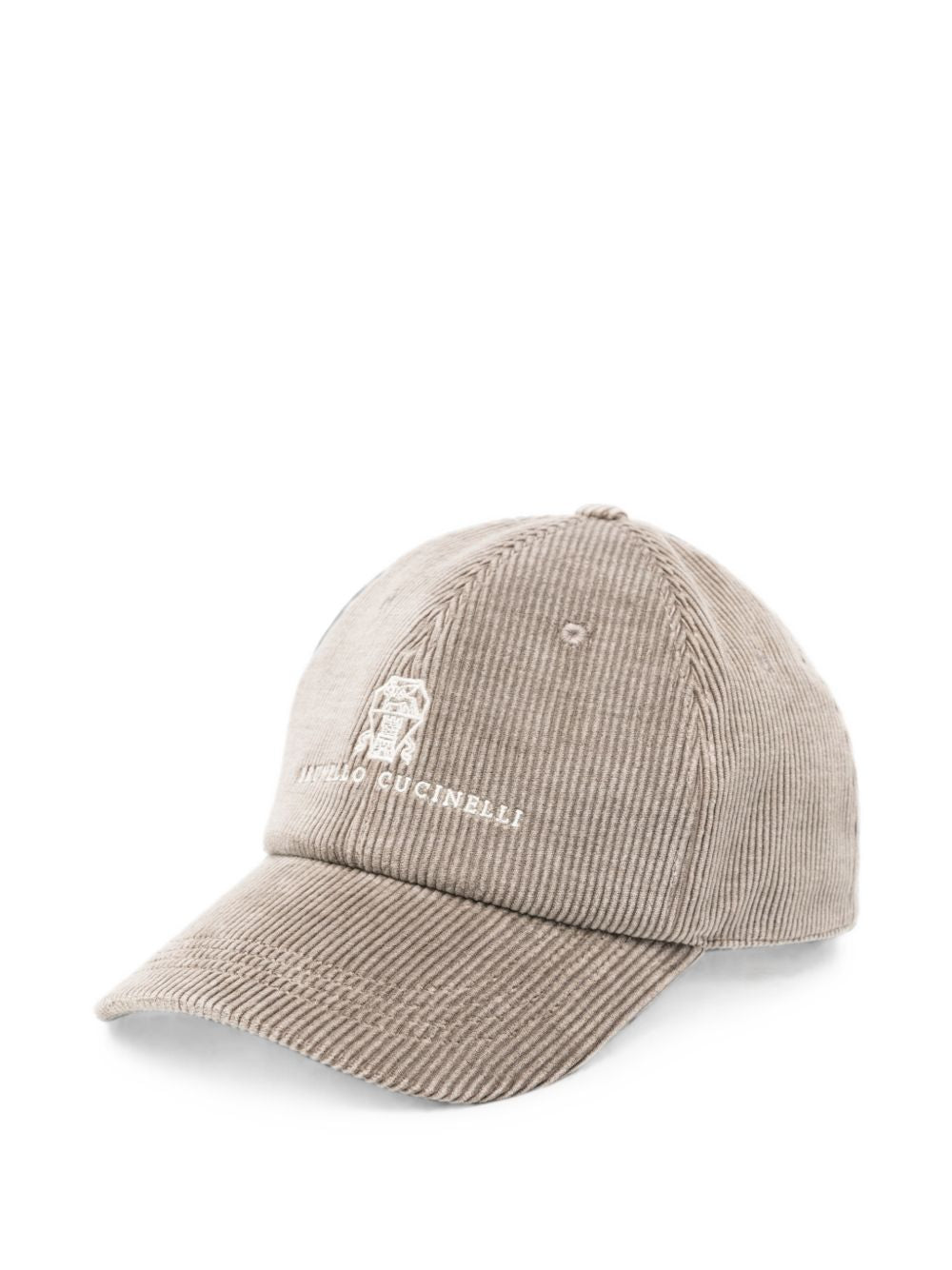 Brunello Cucinelli Men Logo Cotton Baseball Cap BRUNELLO CUCINELLI