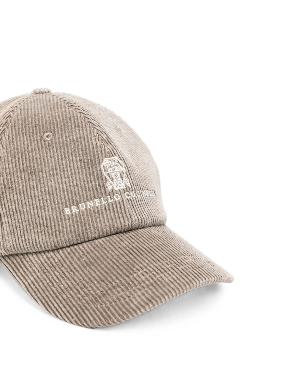 Brunello Cucinelli Men Logo Cotton Baseball Cap BRUNELLO CUCINELLI