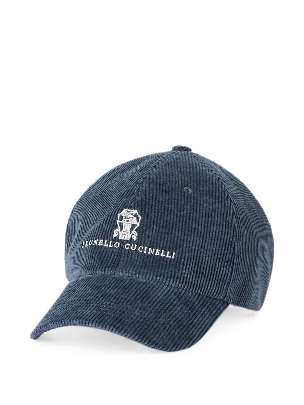 Brunello Cucinelli Men Logo Cotton Baseball Cap BRUNELLO CUCINELLI