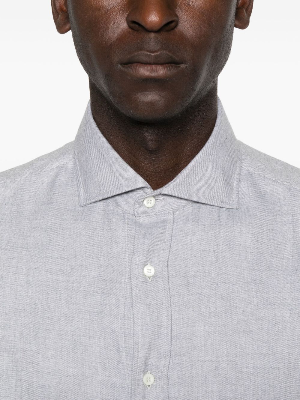 Brunello Cucinelli Men Cotton Blend Shirt BRUNELLO CUCINELLI