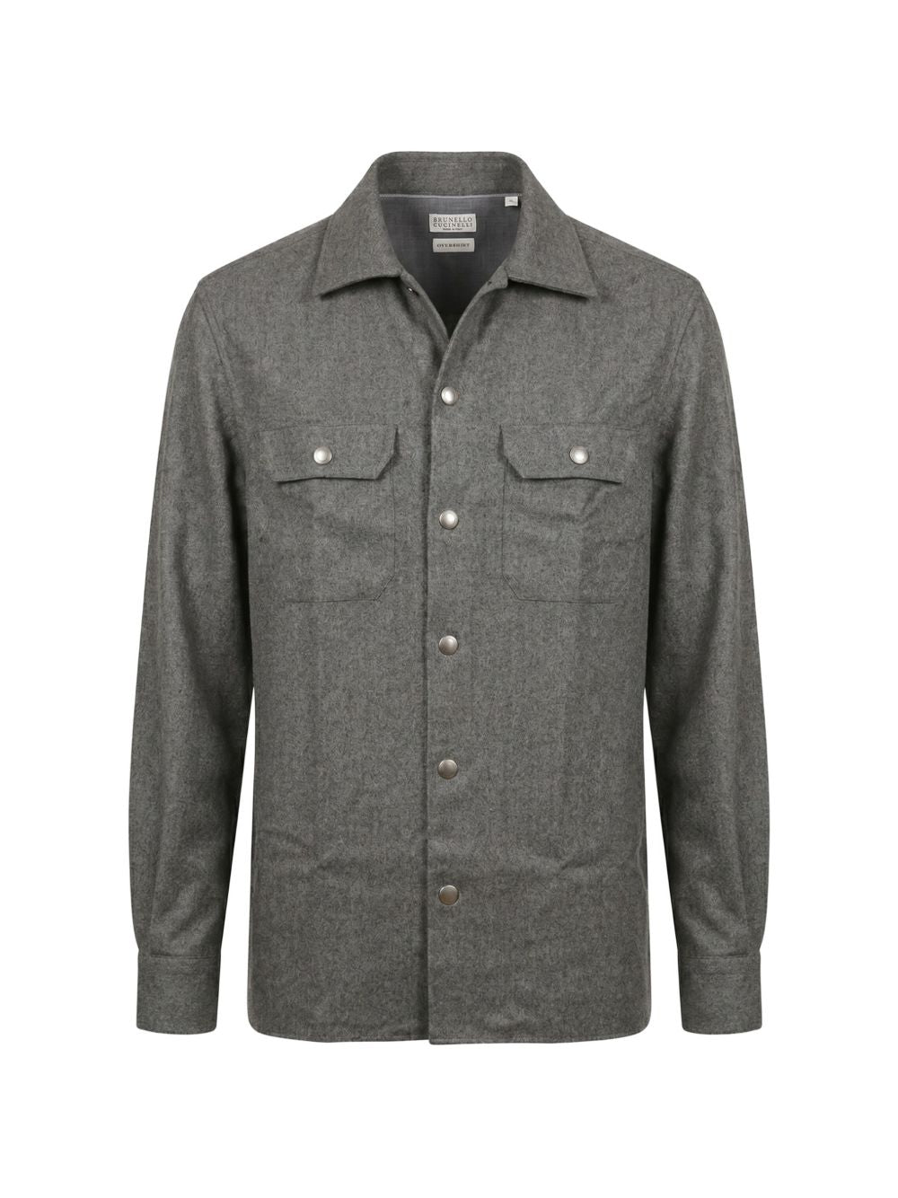 Brunello Cucinelli Men Wool Shirt BRUNELLO CUCINELLI