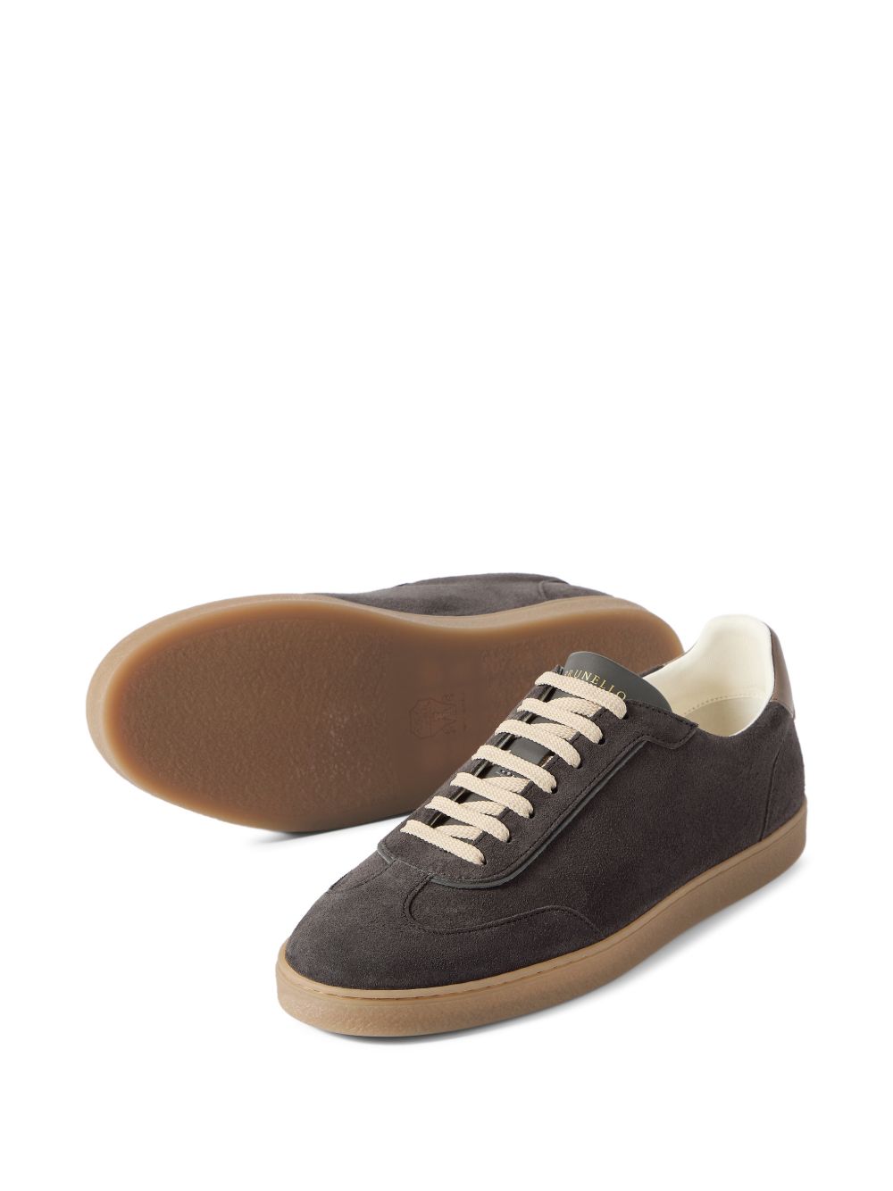 Brunello Cucinelli Men Suede Leather Sneakers BRUNELLO CUCINELLI