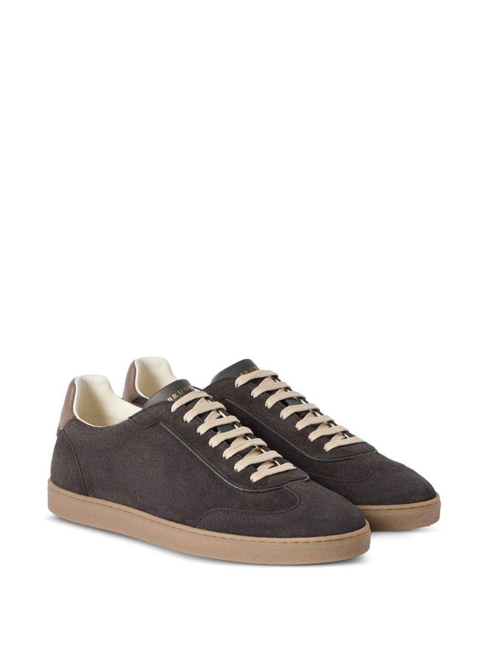 Brunello Cucinelli Men Suede Leather Sneakers BRUNELLO CUCINELLI
