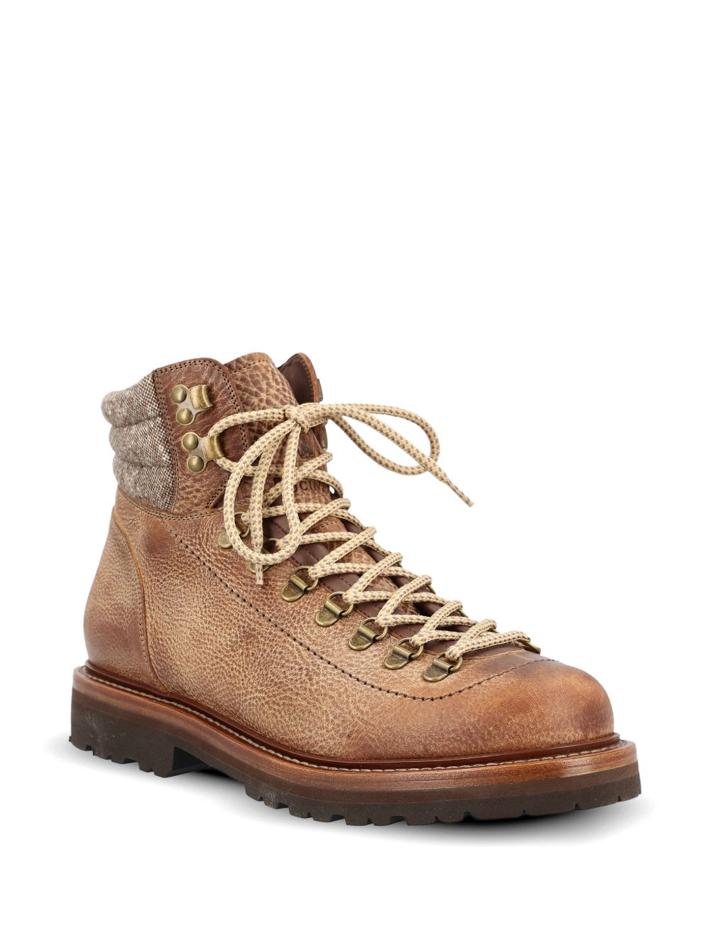 Brunello Cucinelli Men Leather Ankle Boots BRUNELLO CUCINELLI