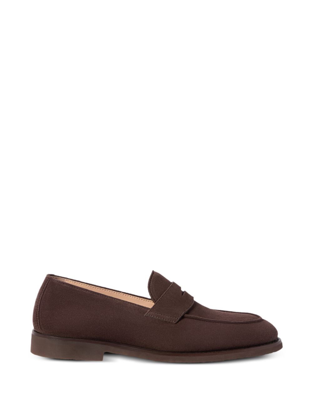 Brunello Cucinelli Men Suede Leather Loafers BRUNELLO CUCINELLI