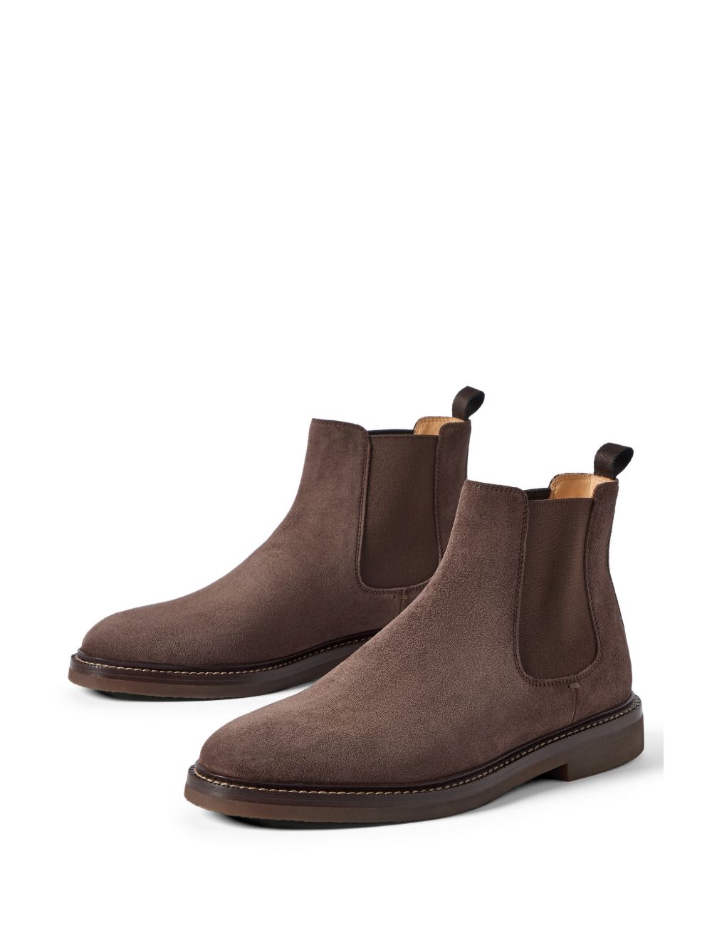 Brunello Cucinelli Men Leather Chelsea Boots BRUNELLO CUCINELLI