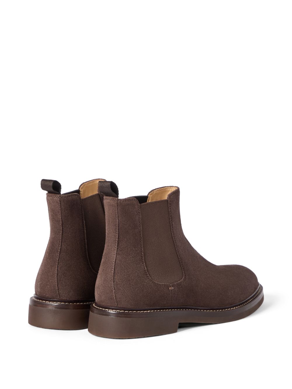 Brunello Cucinelli Men Leather Chelsea Boots BRUNELLO CUCINELLI