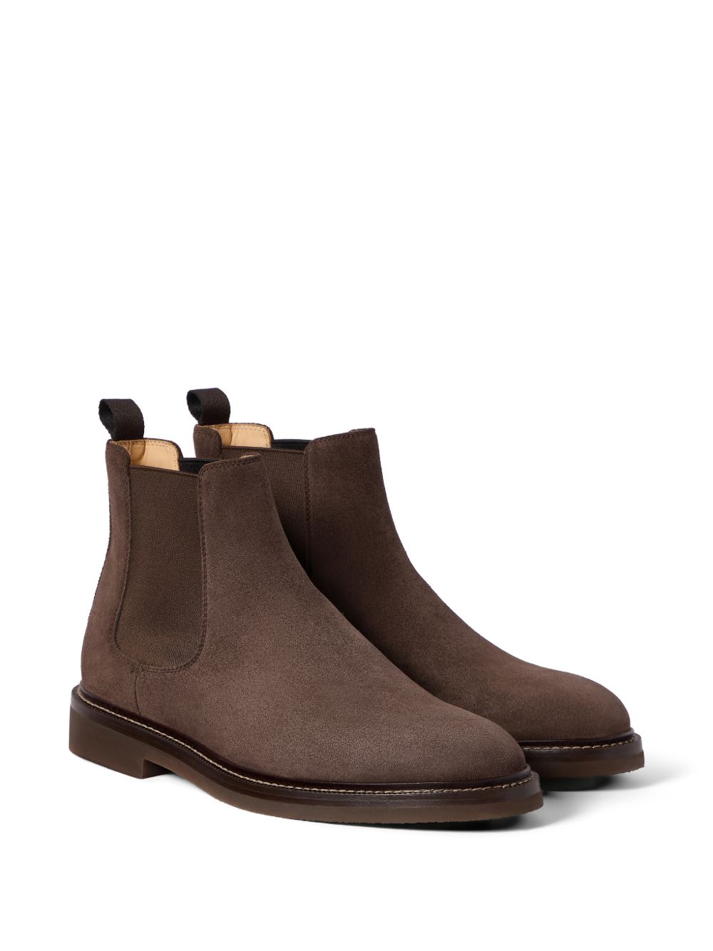 Brunello Cucinelli Men Leather Chelsea Boots BRUNELLO CUCINELLI