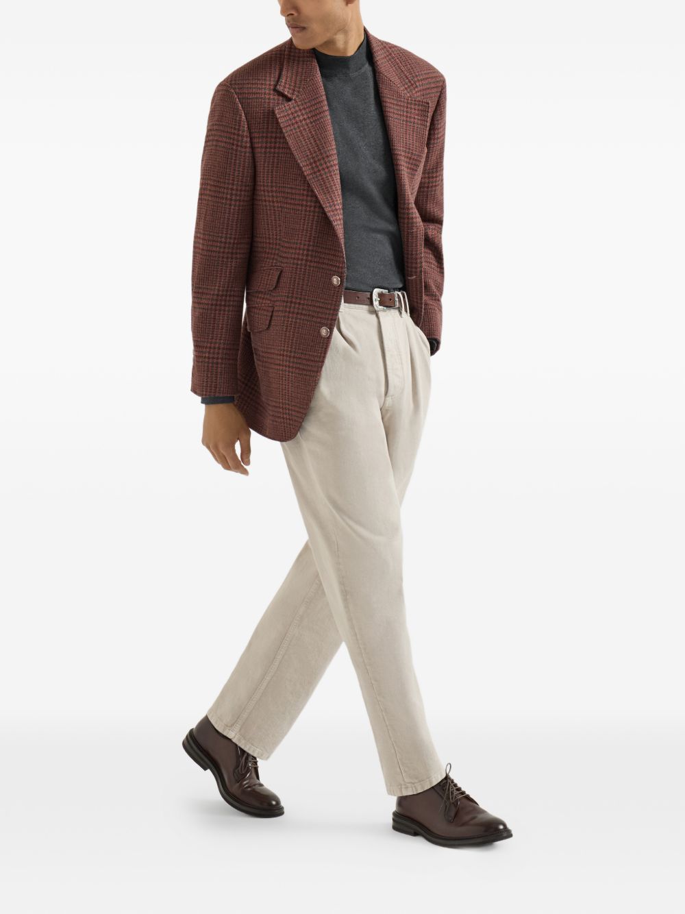 Brunello Cucinelli Men Cotton Turtle-Neck T-Shirt BRUNELLO CUCINELLI