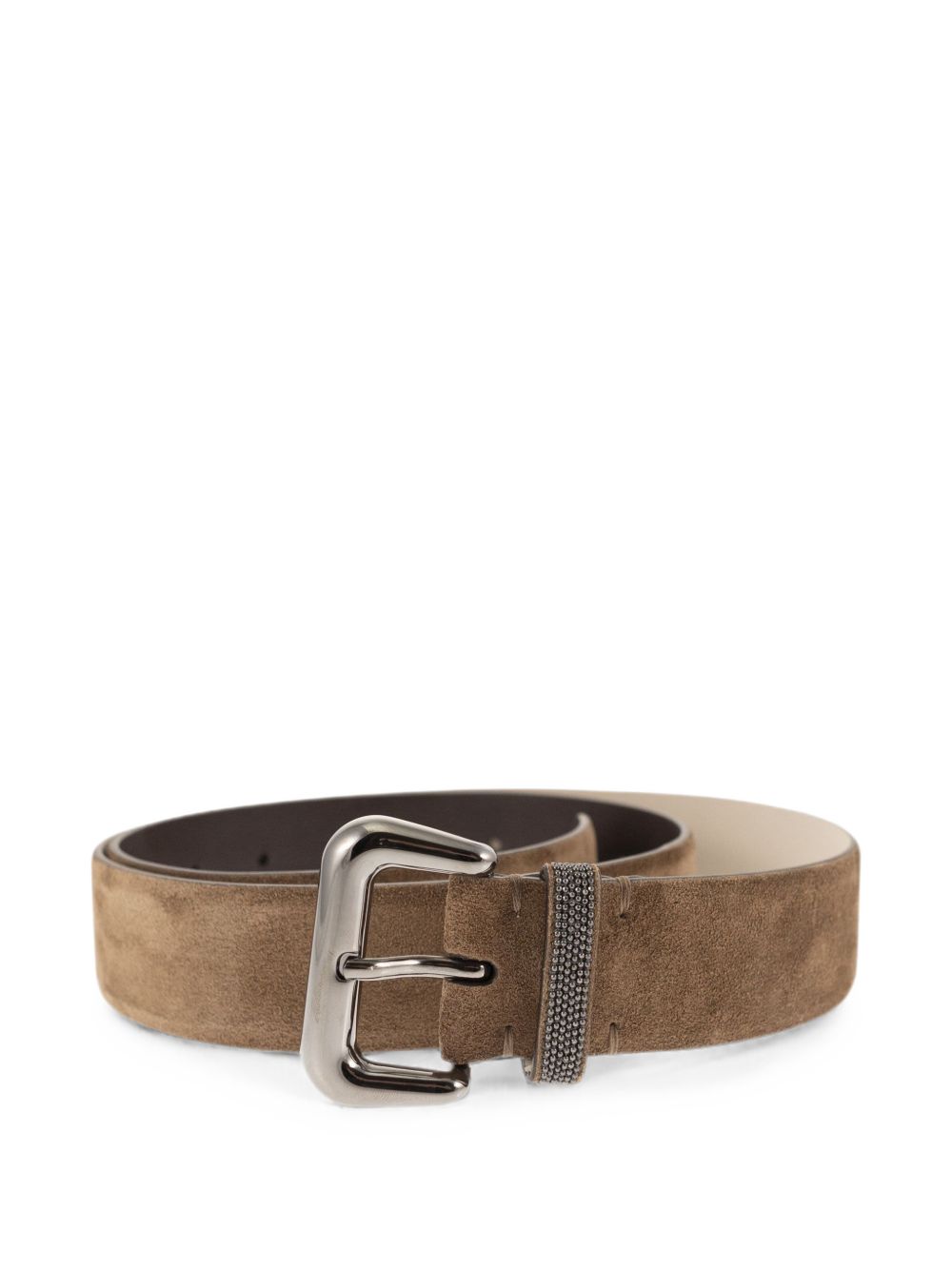 Brunello Cucinelli Women Suede Leather Belt BRUNELLO CUCINELLI