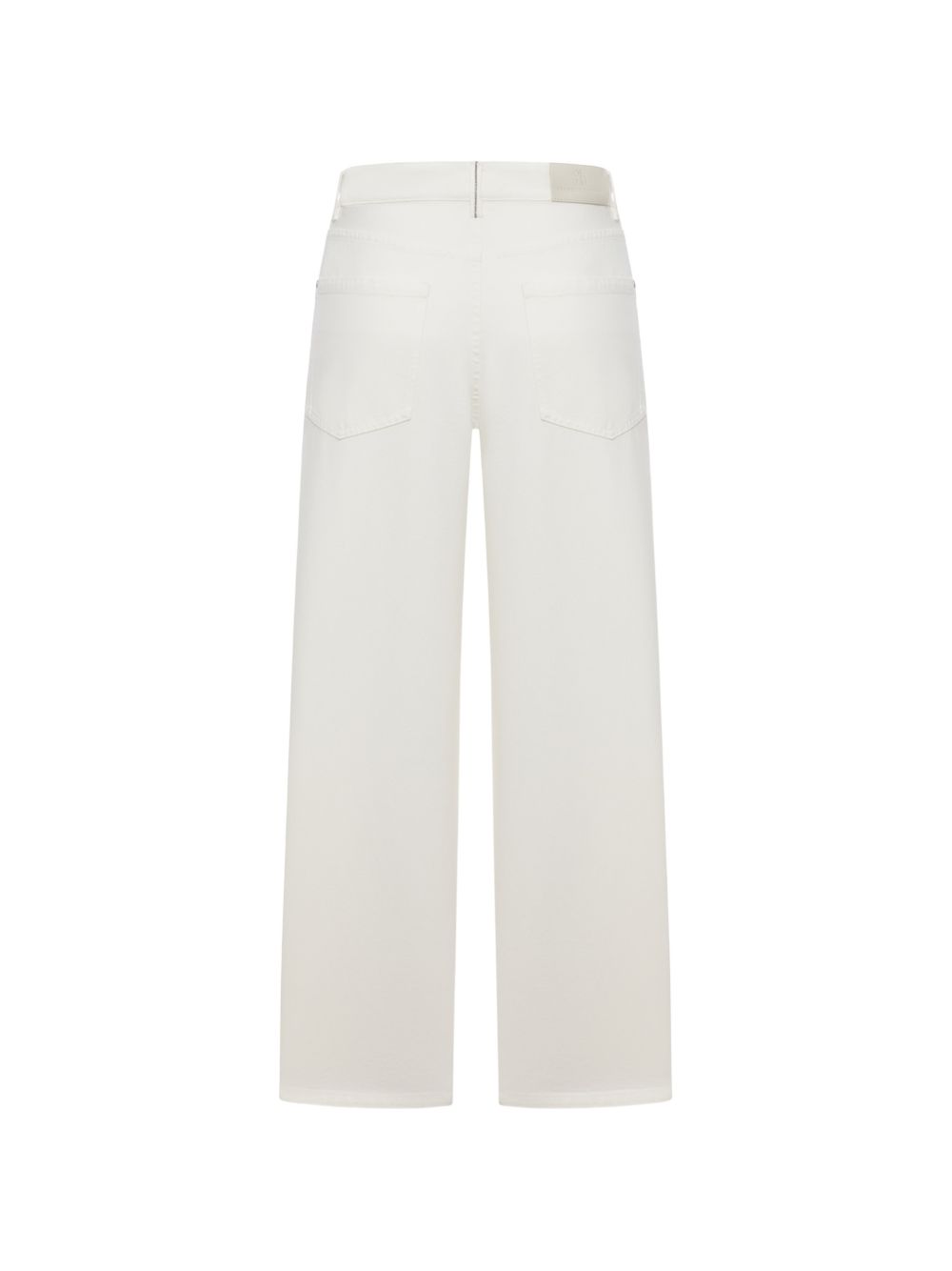 Brunello Cucinelli Women Denim Cotton Wide-Leg Trousers BRUNELLO CUCINELLI
