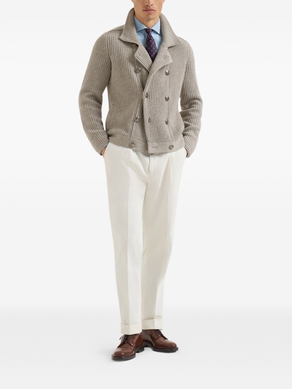 Brunello Cucinelli Men Cashmere Cardigan BRUNELLO CUCINELLI