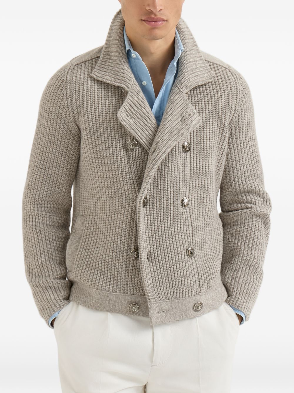 Brunello Cucinelli Men Cashmere Cardigan BRUNELLO CUCINELLI