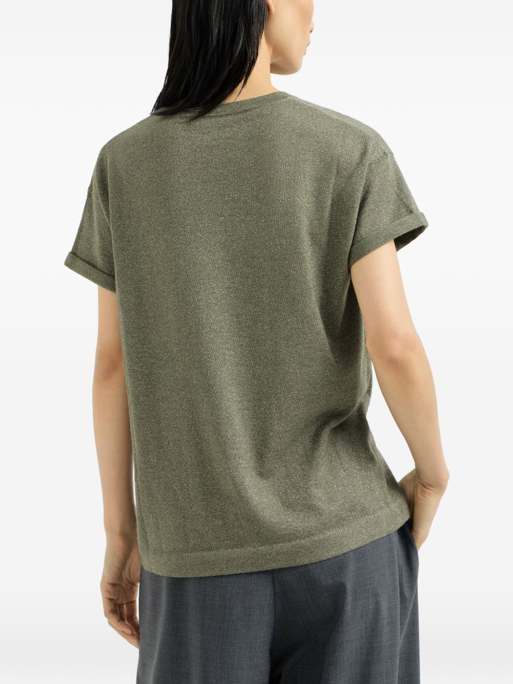 Brunello Cucinelli Women Cashmere Blend T-Shirt BRUNELLO CUCINELLI