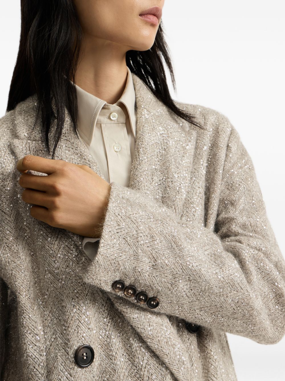 Brunello Cucinelli Women Double-Breasted Jacket BRUNELLO CUCINELLI