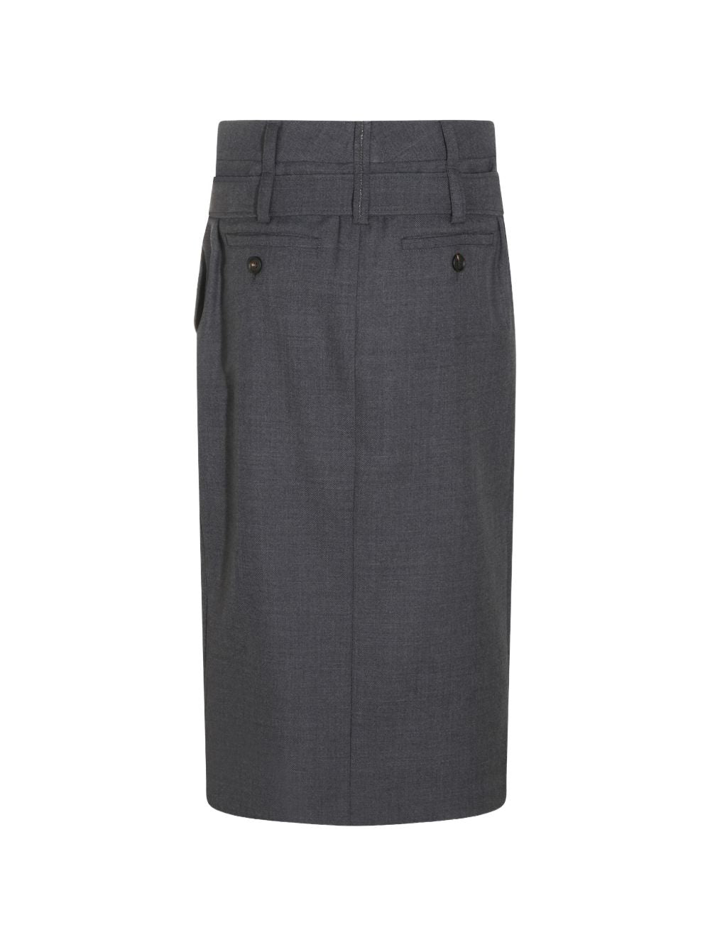 Brunello Cucinelli Women Wool Long Skirt BRUNELLO CUCINELLI
