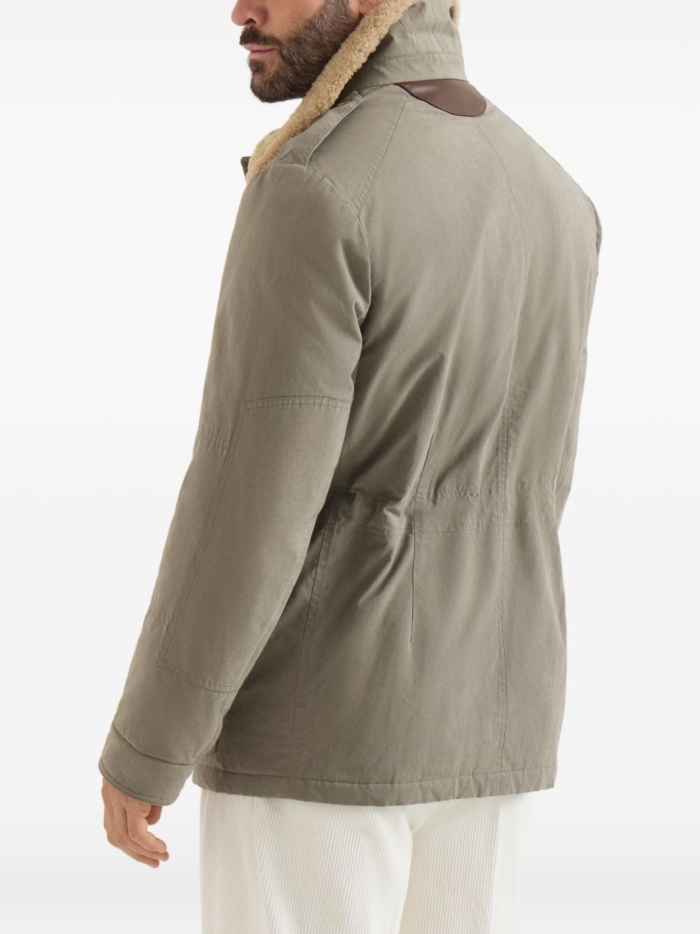 Brunello Cucinelli Men Technical Cotton Field Jacket BRUNELLO CUCINELLI