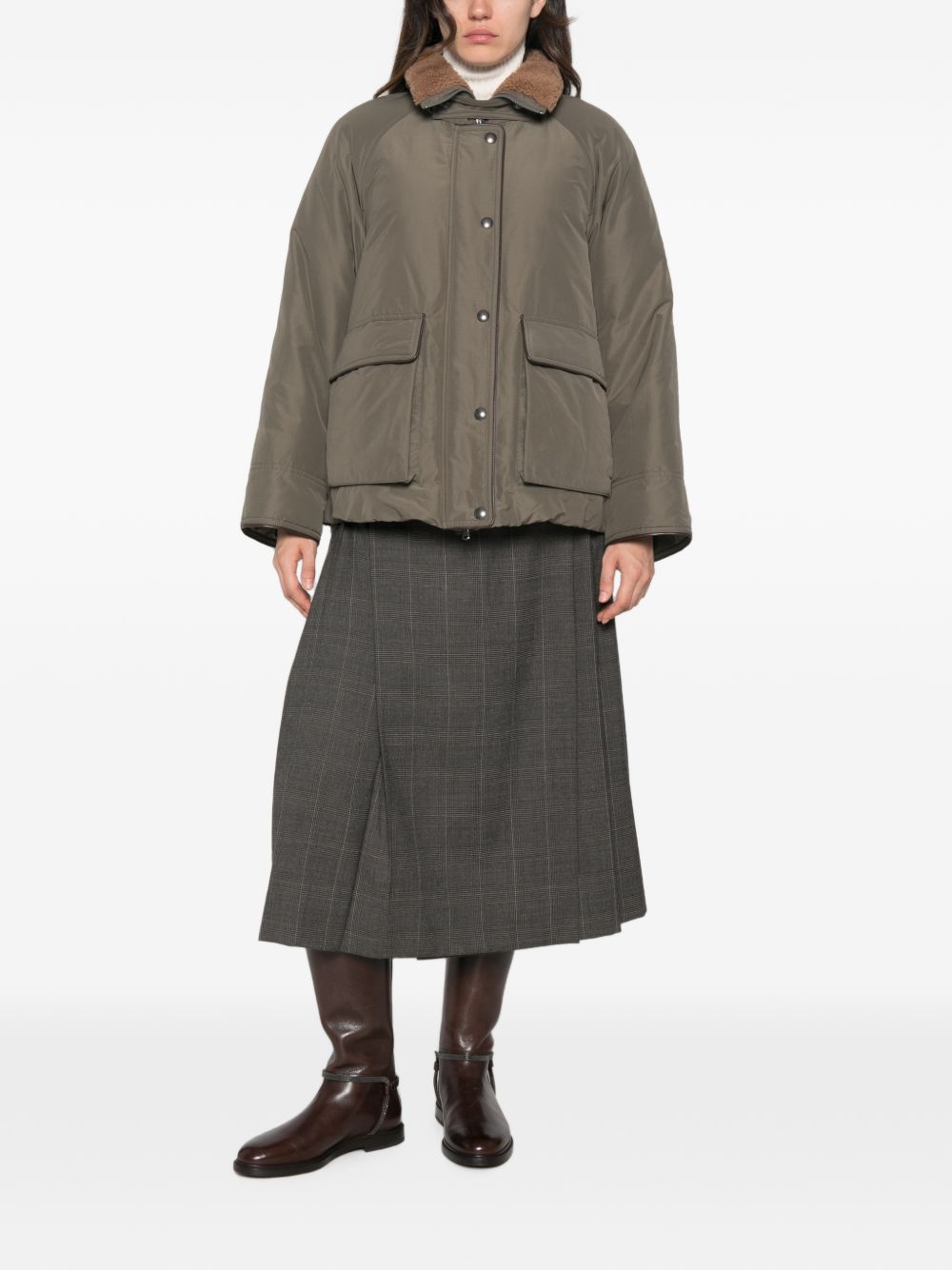 Brunello Cucinelli Women Nylon Short Down Jacket BRUNELLO CUCINELLI