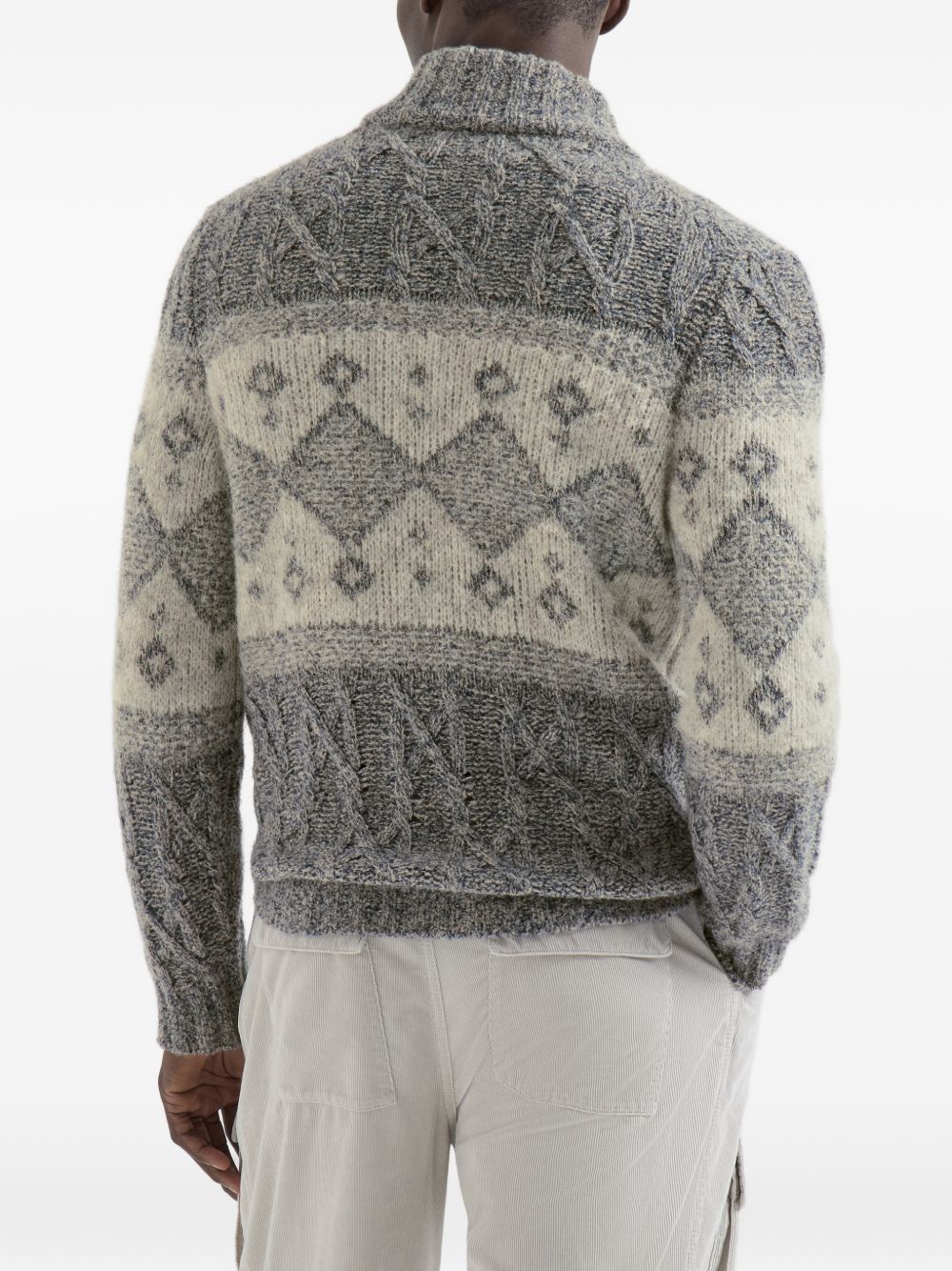 Brunello Cucinelli Men Wool Cardigan BRUNELLO CUCINELLI