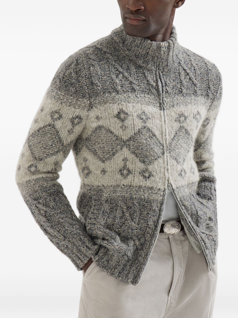 Brunello Cucinelli Men Wool Cardigan BRUNELLO CUCINELLI