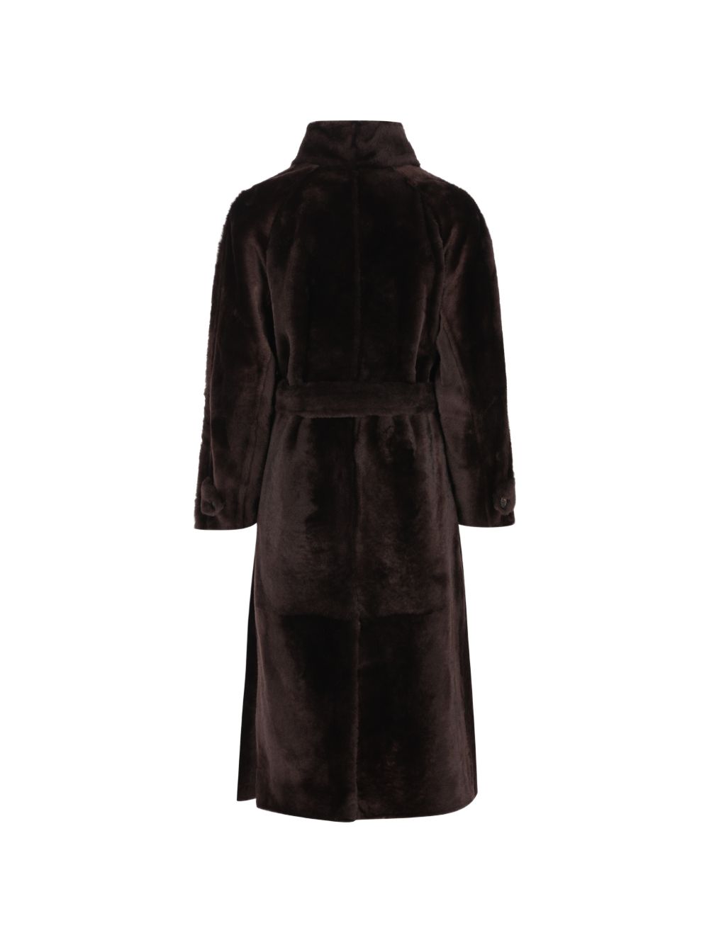 Brunello Cucinelli Women Belted Shearling Coat BRUNELLO CUCINELLI
