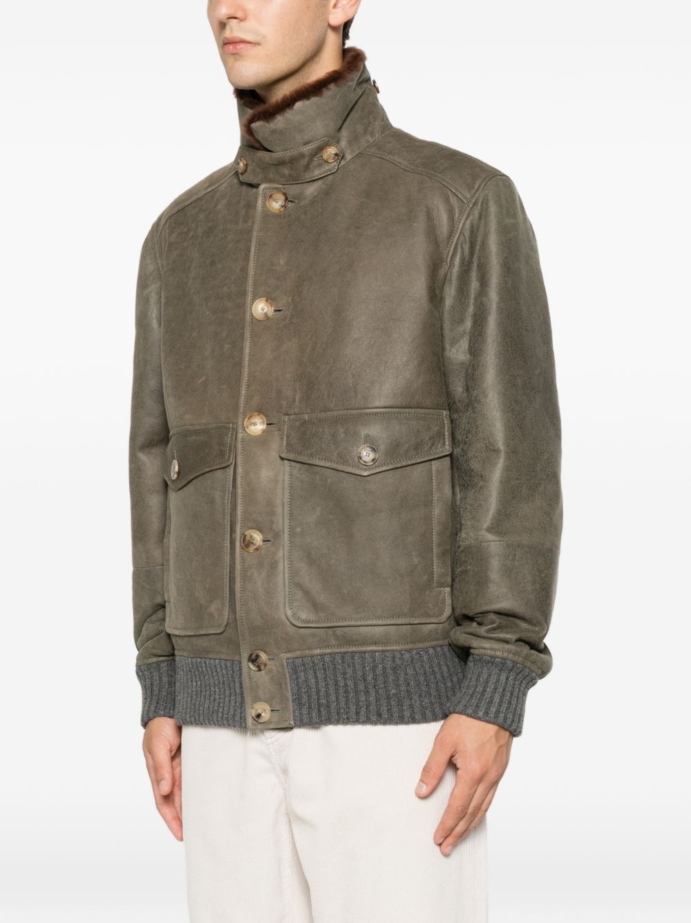 Brunello Cucinelli Men Leather & Furs