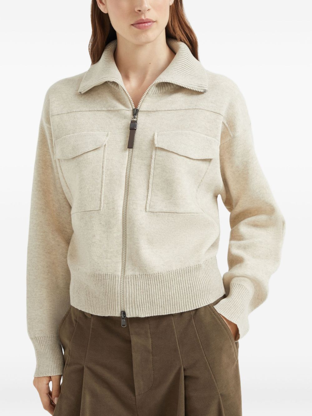 Brunello Cucinelli Women Cashmere Cardigan BRUNELLO CUCINELLI