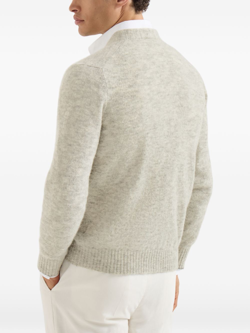 Brunello Cucinelli Men Wool And Cashmere Cardigan BRUNELLO CUCINELLI