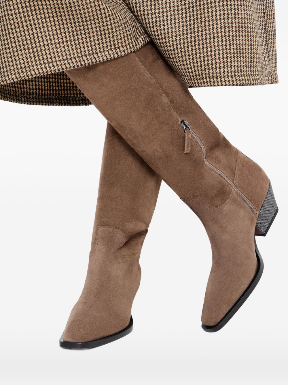 Brunello Cucinelli Women Leather Boots BRUNELLO CUCINELLI