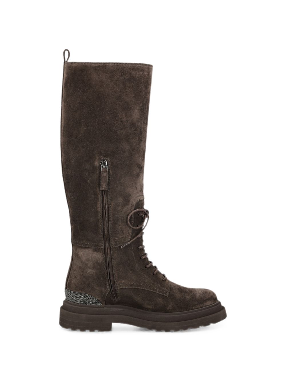 Brunello Cucinelli Women Suede Leather Boots BRUNELLO CUCINELLI