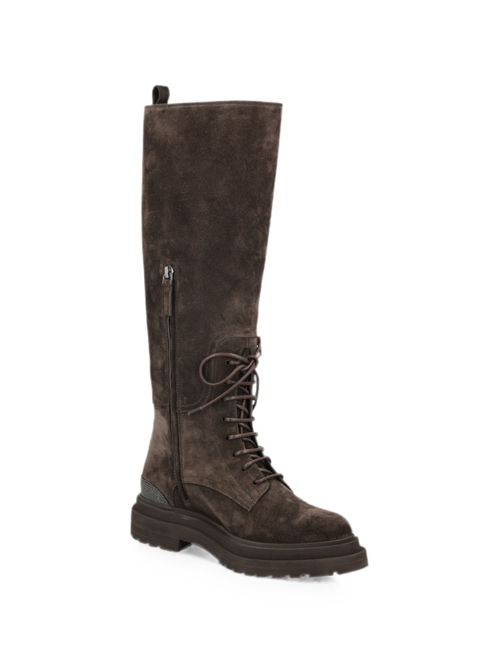 Brunello Cucinelli Women Suede Leather Boots BRUNELLO CUCINELLI