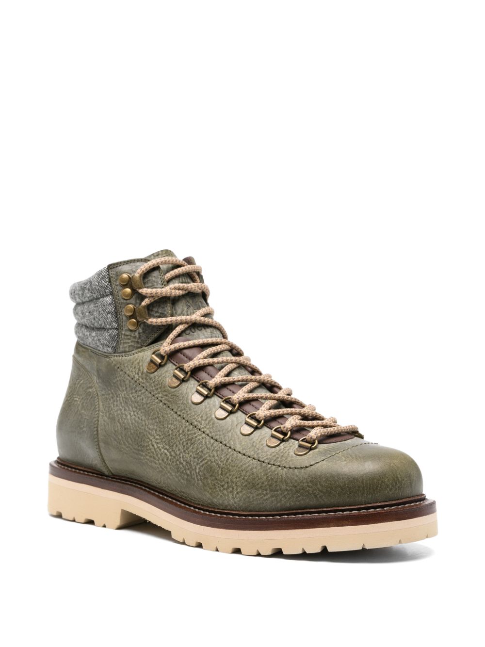 Brunello Cucinelli Men Leather Ankle Boots