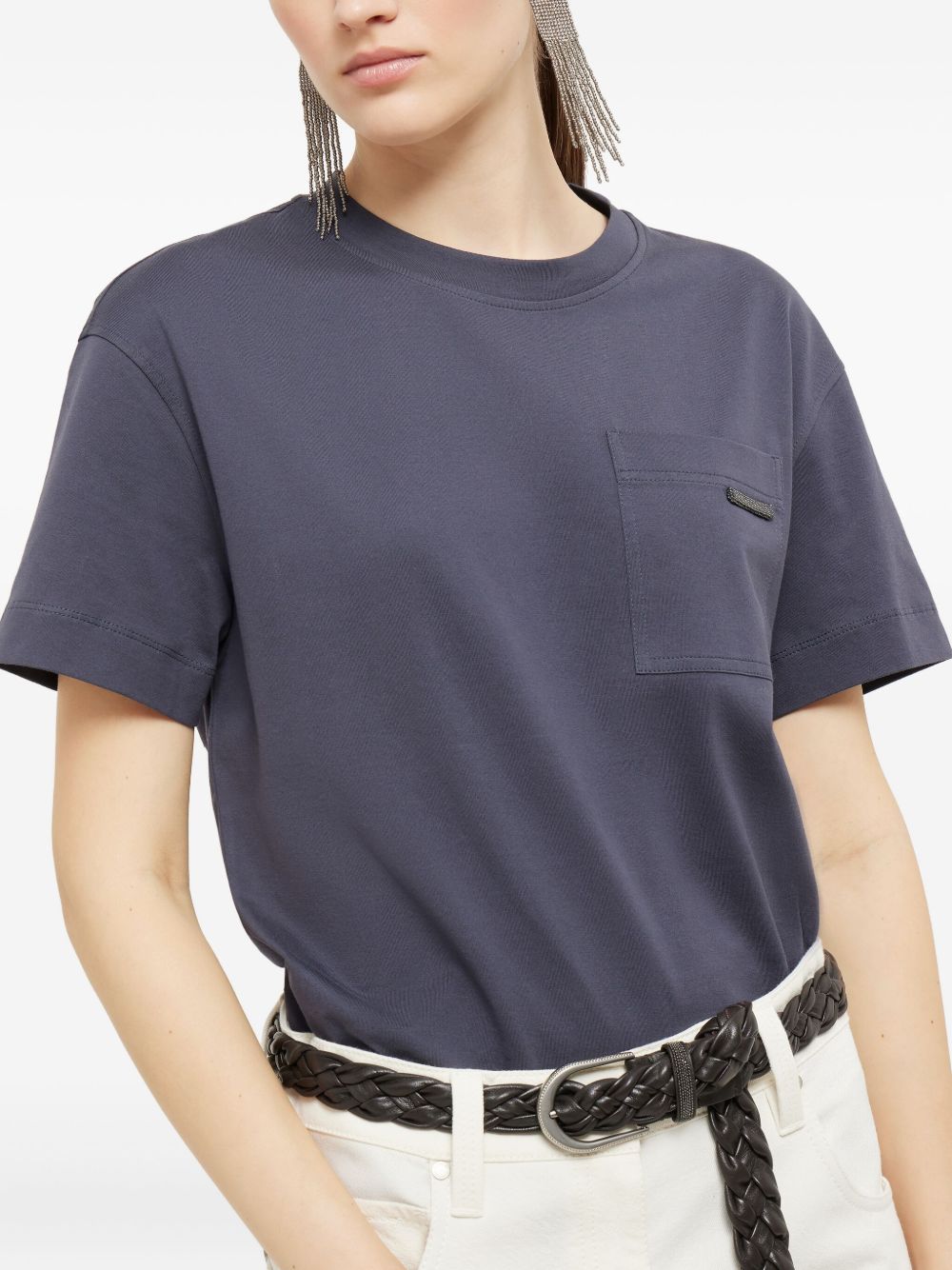 Brunello Cucinelli Women Cotton T-Shirt BRUNELLO CUCINELLI