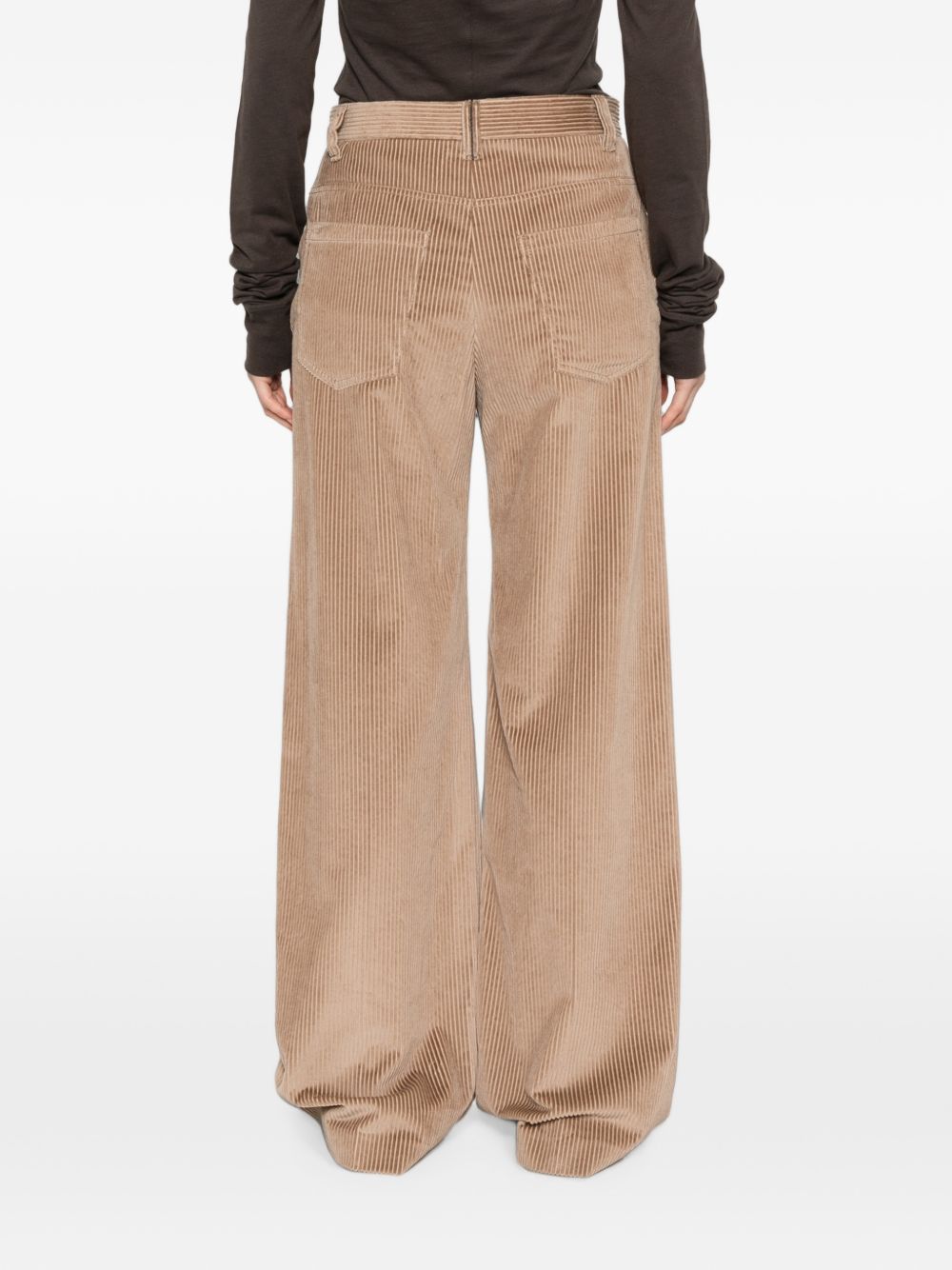 Brunello Cucinelli Women Velvet Wide-Leg Trousers BRUNELLO CUCINELLI