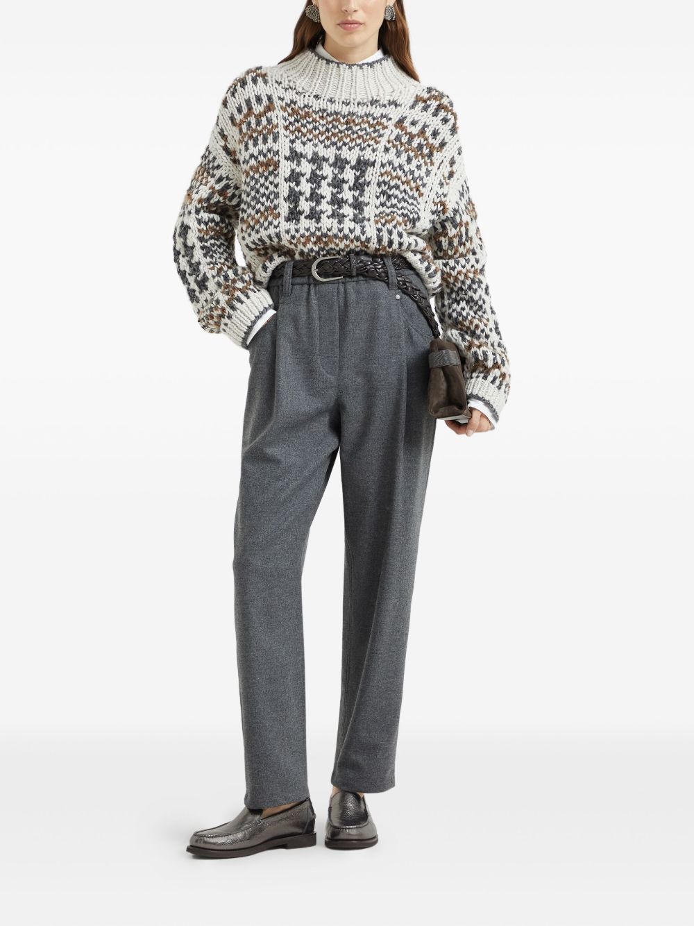 Brunello Cucinelli Women Wool Trousers BRUNELLO CUCINELLI