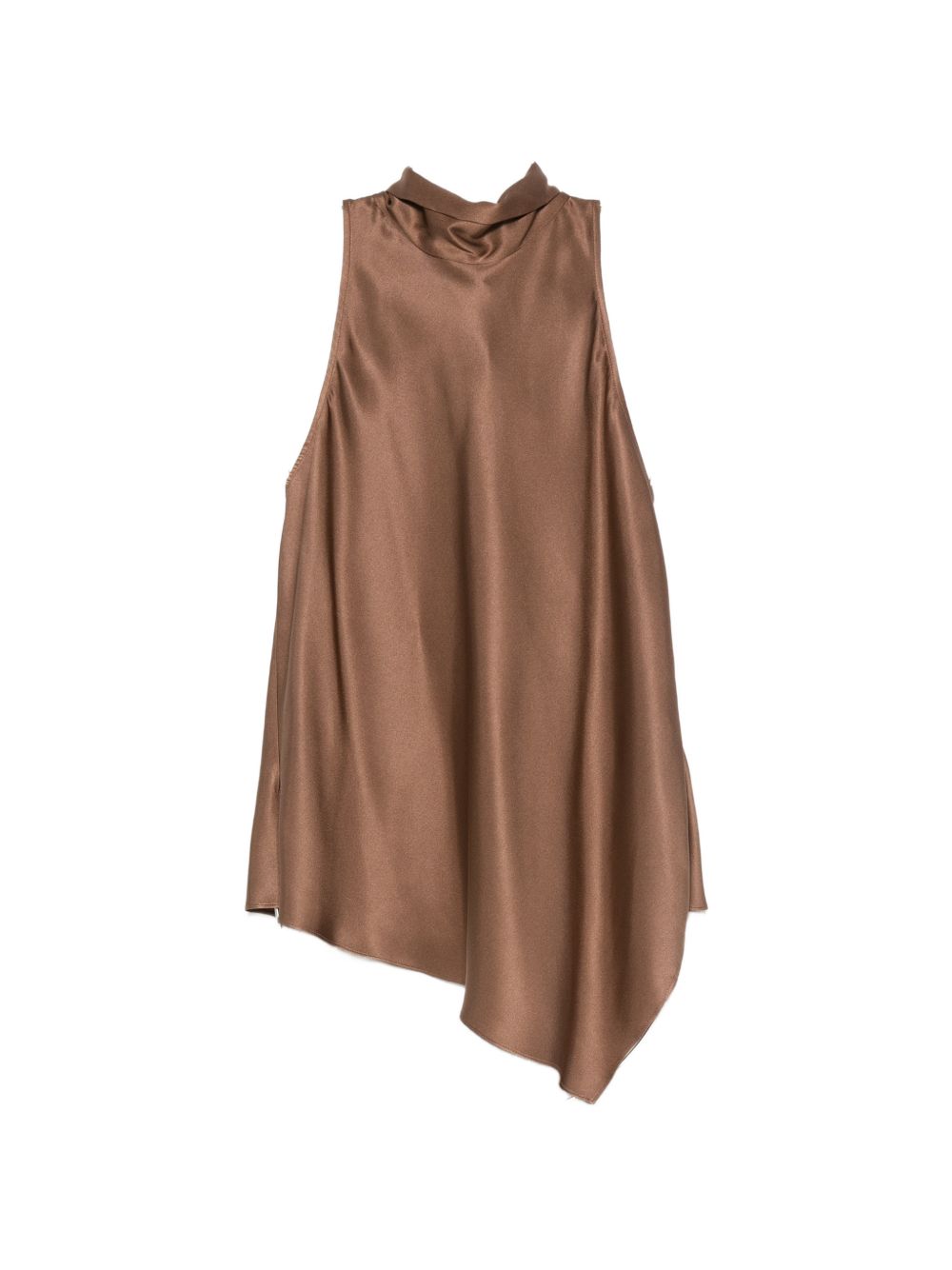 Brunello Cucinelli Women Silk Asymmetric Top BRUNELLO CUCINELLI