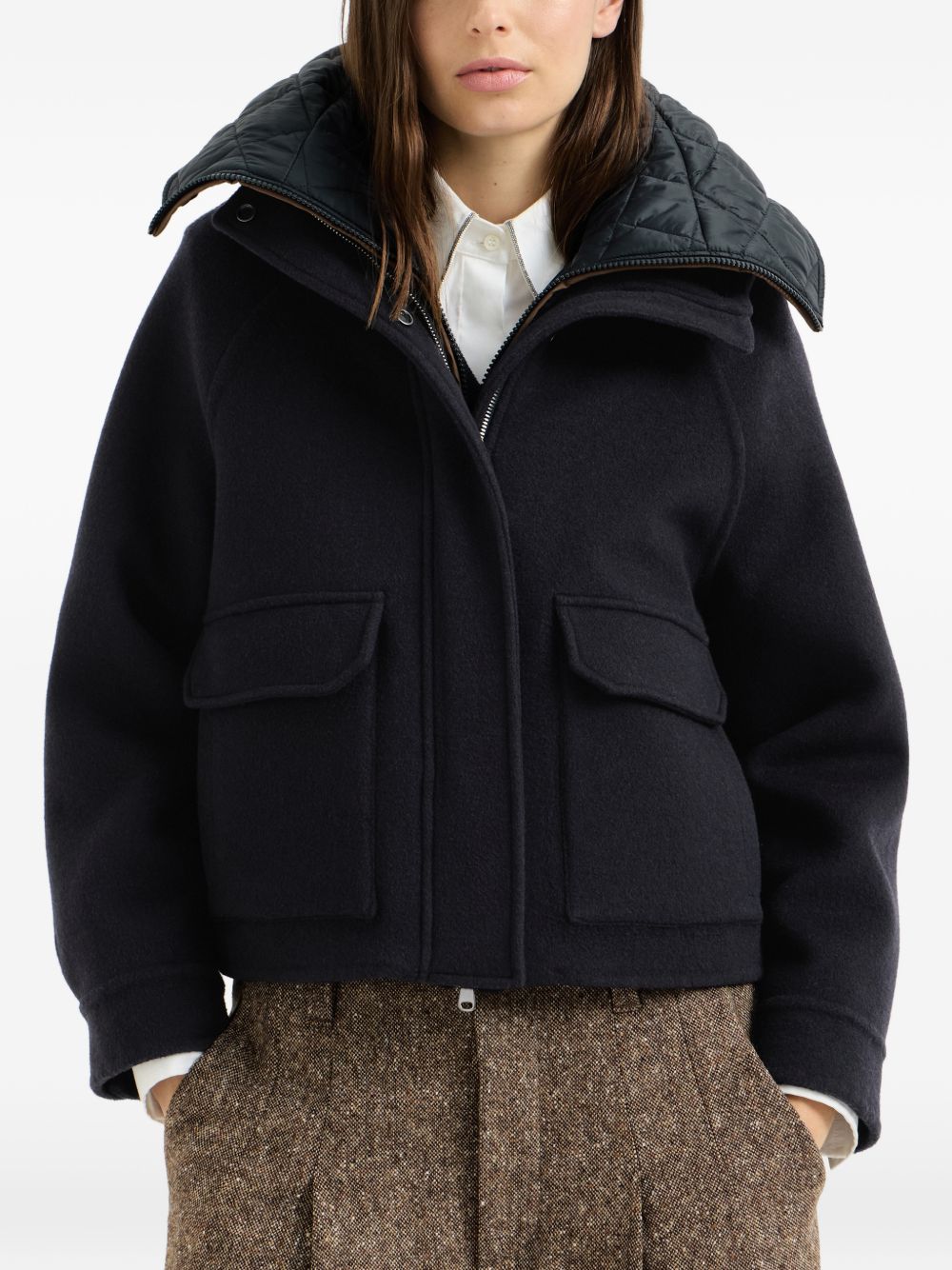 Brunello Cucinelli Women Wool And Cashmere Jacket BRUNELLO CUCINELLI