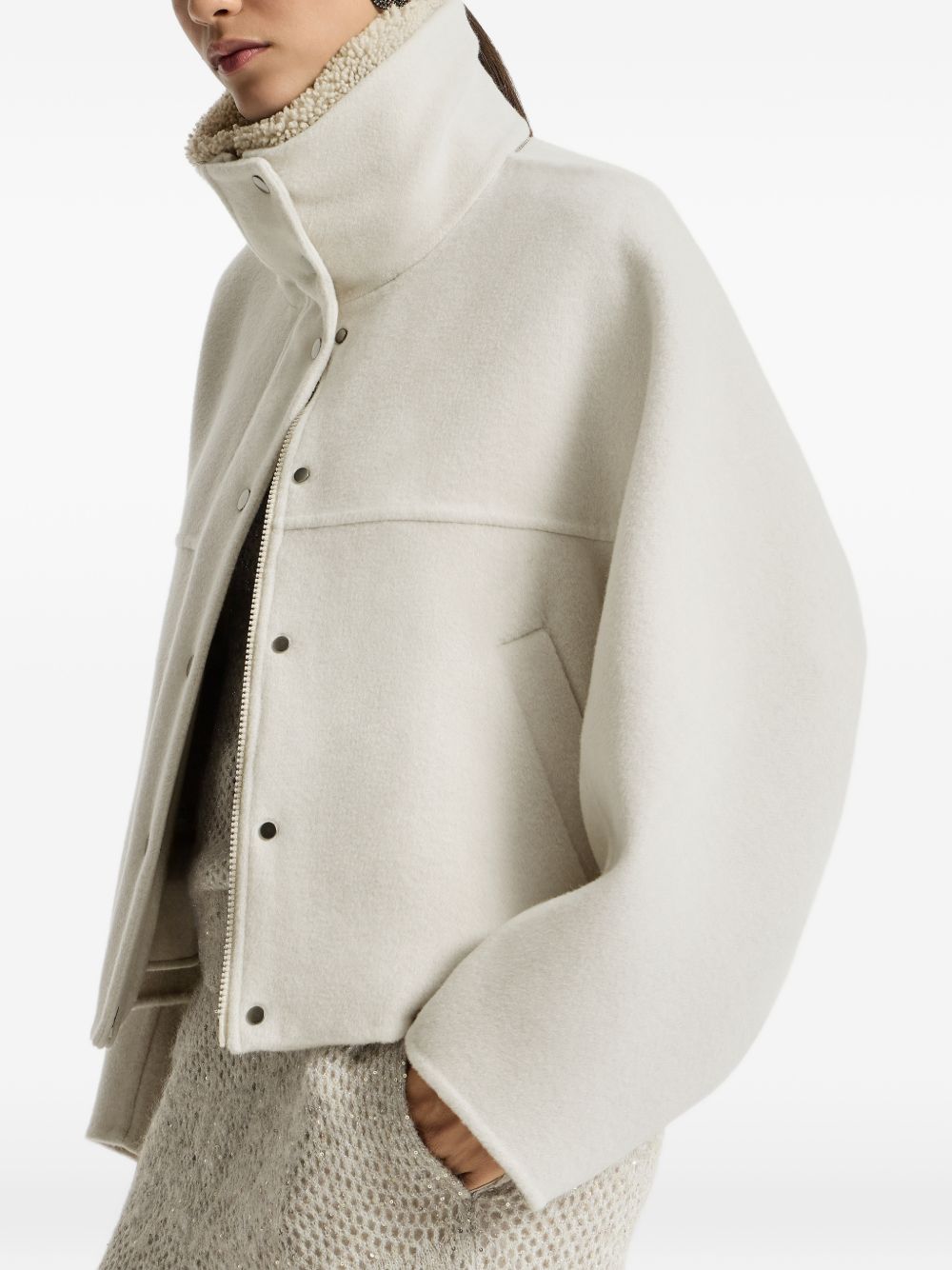 Brunello Cucinelli Women Leather Jacket BRUNELLO CUCINELLI