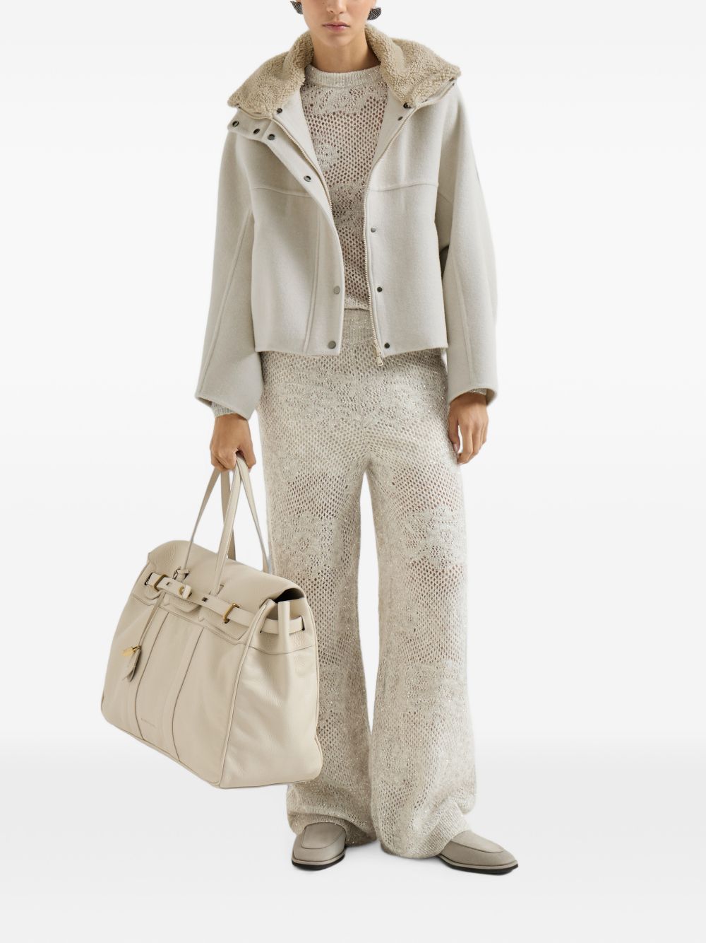 Brunello Cucinelli Women Leather Jacket BRUNELLO CUCINELLI