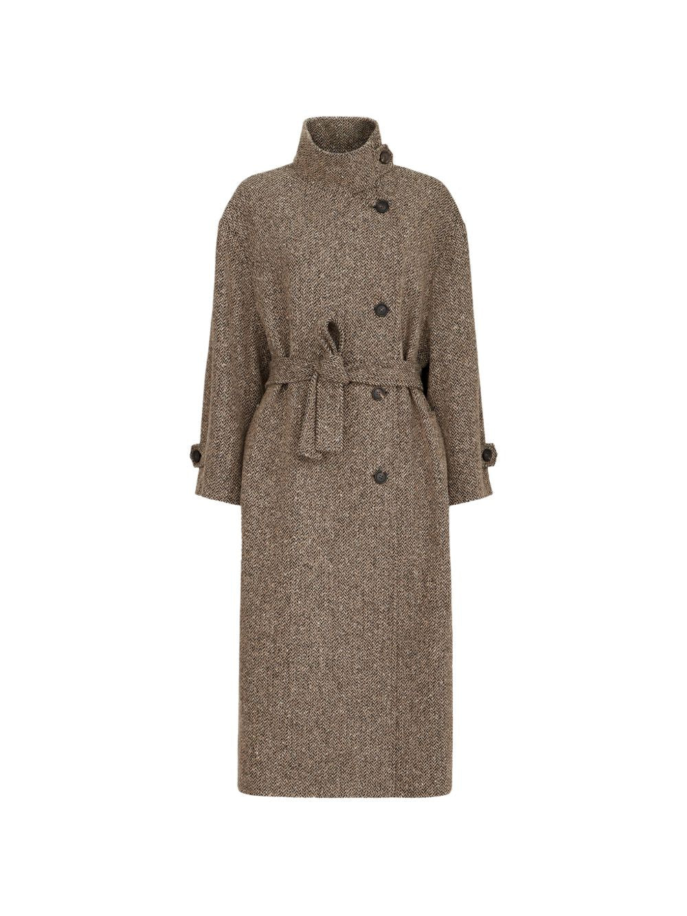 Brunello Cucinelli Women Wool Long Coat BRUNELLO CUCINELLI